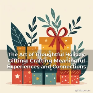 Artistic representation for The Art of Thoughtful Holiday Gifting: Crafting Meaningful Experiences and Connections