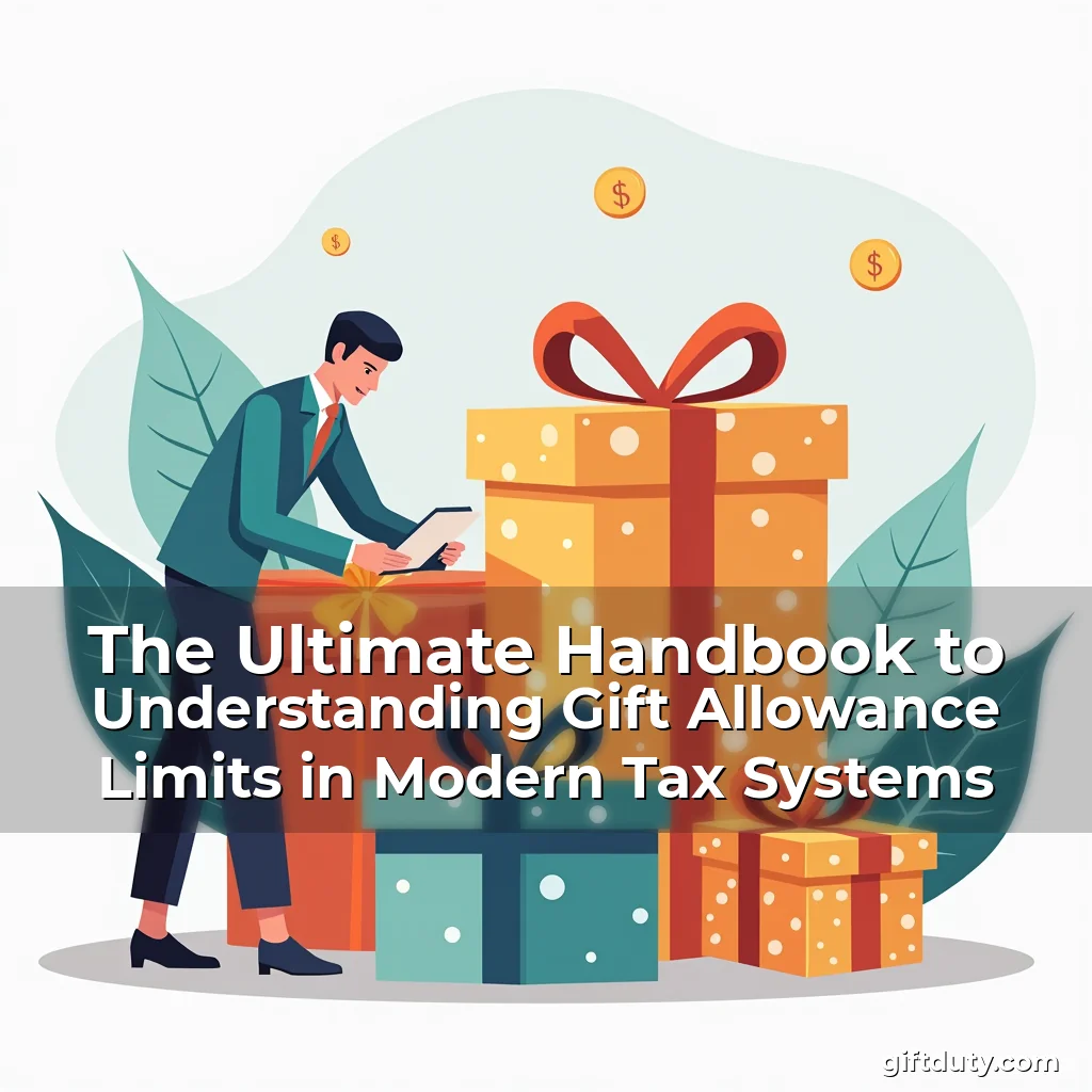 Read more about the article The Ultimate Handbook to Understanding Gift Allowance Limits in Modern Tax Systems