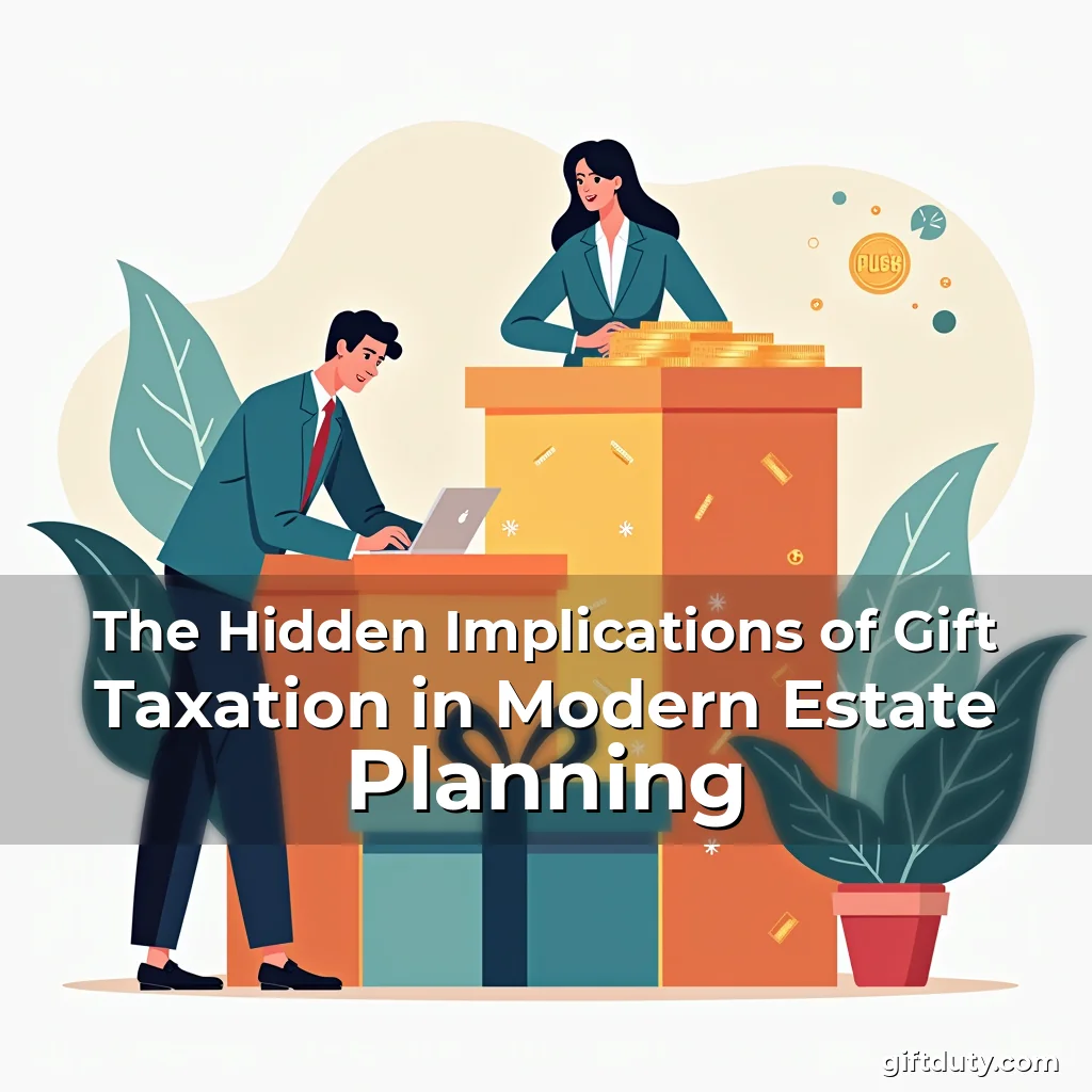 Read more about the article The Hidden Implications of Gift Taxation in Modern Estate Planning