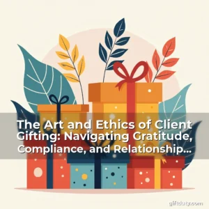 Read more about the article The Art and Ethics of Client Gifting: Navigating Gratitude, Compliance, and Relationship Building