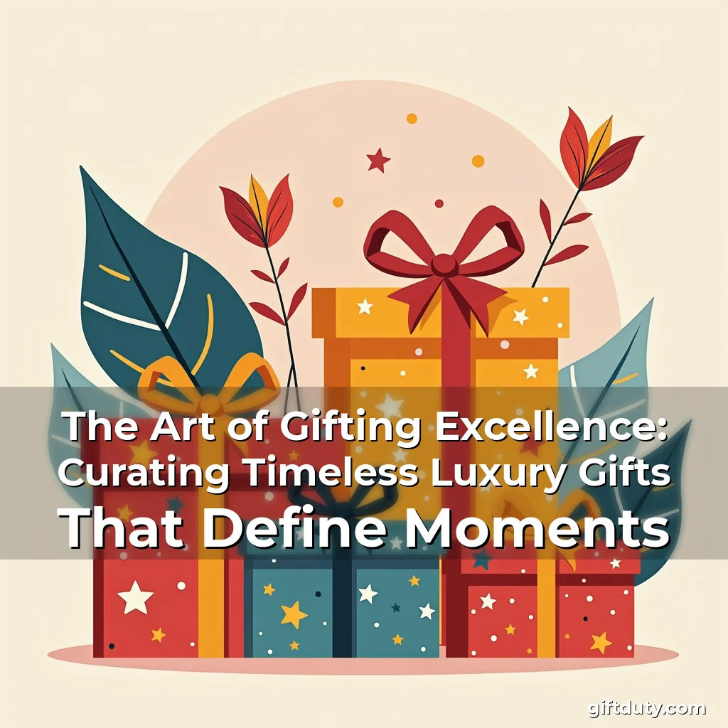 Read more about the article The Art of Gifting Excellence: Curating Timeless Luxury Gifts That Define Moments